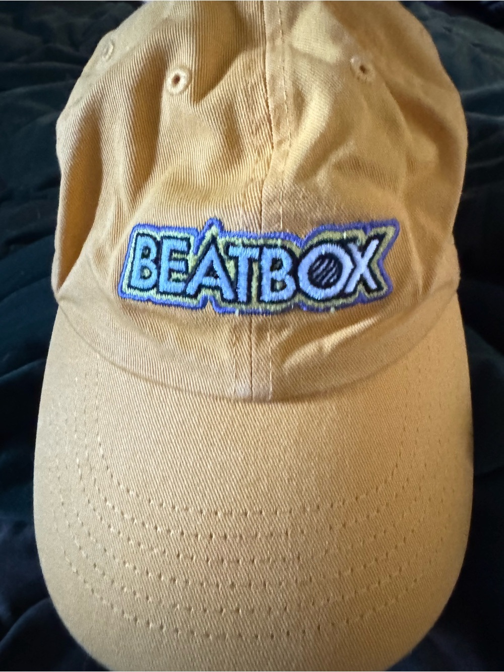 Embroidered Tan Baseball Cap